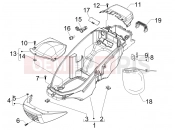 Helmet huosing - Undersaddle - Piaggio Beverly 300 ie Tourer 2015
