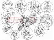PIAGGIO Beverly 300 RST/S 4V ie kábelezés
