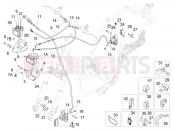 PIAGGIO Beverly 350 4V ie Brakes pipes - Calipers (ABS)