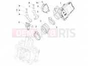 PIAGGIO Beverly 350 4V ie Throttle body - Injector - Induction joint