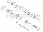 Driven pulley - Piaggio Beverly 350 4V ie 2019