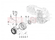 Flywheel magneto - Piaggio Beverly 400 ie Tourer 2009