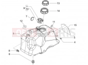 Benzin tank - Piaggio Beverly 500 2005