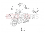 kezelőszervek - akkumulátor - Piaggio Beverly 500 2005