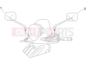 PIAGGIO Beverly 500 Driving mirror/s