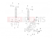 PIAGGIO Beverly 500 Cruiser Rear suspension - Shock absorber/s
