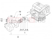 PIAGGIO Beverly 500 ie Cylinder-piston-wrist pin unit