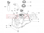 PIAGGIO Beverly 500 ie Benzin tank