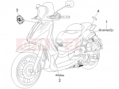 PIAGGIO Beverly 500 ie Plates - Emblems