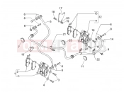 PIAGGIO BV 250 (U.S.A.) Brakes pipes - Calipers