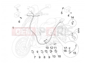 Main cable harness - Piaggio BV 250 Tourer 2008 (U.S.A.)