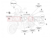Plates - Emblems - Piaggio BV 250 Tourer 2008 (U.S.A.)