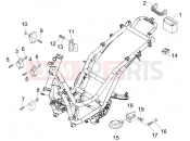 Remote control switches - Battery - Horn - Piaggio BV 250 Tourer 2008 (U.S.A.)