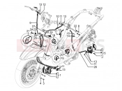 Brakes pipes - Calipers - Piaggio BV 350 4T 4V ie E3 ( USA / CA ) 2014