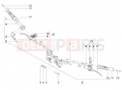 Handlebars - Master cil. - Piaggio BV 350 4T 4V ie E3 ( USA / CA ) 2014
