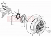PIAGGIO BV 350 4T 4V ie E3 ABS ( USA / CA ) Rear wheel