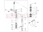 PIAGGIO Fork-steering bearing ball tracks