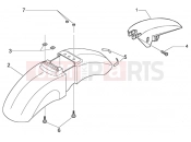 PIAGGIO Front and rear mudguard