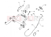 PIAGGIO Saddle unlock control