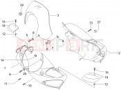 PIAGGIO BV 500 ( USA / CA ) Handlebars coverages