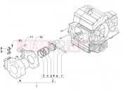 PIAGGIO BV 500 ( USA / CA ) Cylinder-piston-wrist pin unit