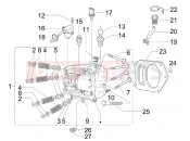 PIAGGIO BV 500 ( USA / CA ) Head unit - Valve