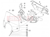 PIAGGIO BV 500 Tourer ( USA / CA ) Handlebars coverages