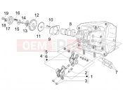 PIAGGIO BV 500 Tourer ( USA / CA ) Rocking levers support unit