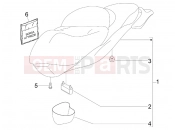 PIAGGIO BV 500 Tourer ( USA / CA ) Saddle/seats