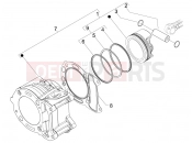 PIAGGIO Carnaby 200 Cylinder-piston-wrist pin unit
