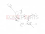 PIAGGIO Carnaby 300 ie Cruiser Driving mirror/s