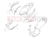 PIAGGIO Carnaby 300 ie Cruiser Side cover - Spoiler