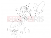 PIAGGIO Carnaby 300 ie Cruiser Wheel huosing - Mudguard