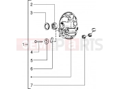 PIAGGIO Components parts of rear hub