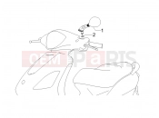 PIAGGIO Fly 100 Driving mirror/s