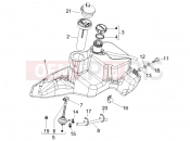 Fuel tank - Piaggio Fly 100 2007