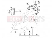 Saddle/seats - Piaggio Fly 100 2007