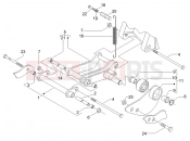 Swinging arm - Piaggio Fly 100 2007
