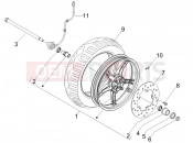 PIAGGIO Fly 100 Front wheel