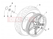 PIAGGIO Fly 100 Rear wheel