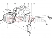 Cylinder head cover - Piaggio Fly 125 2006