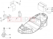 Remote control switches - Battery - Horn - Piaggio Fly 125 2006