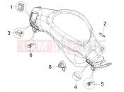Selectors - Switches - Buttons - Piaggio Fly 125 2006
