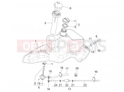 Benzin tank - Piaggio Fly 125 2009
