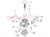 Carburetor's components - Piaggio Fly 125 2010