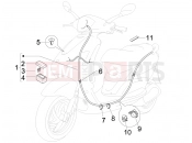 Main cable harness - Piaggio Fly 125 2010