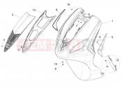 Front shield - Piaggio Fly 125 4T/3V ie 2012