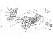 Crankcase - Piaggio Fly 50 2T 2010