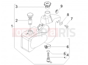 Oil tank - Piaggio Fly 50 2T 2010