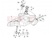 Fuel tank - Piaggio Fly 50 2T 2011